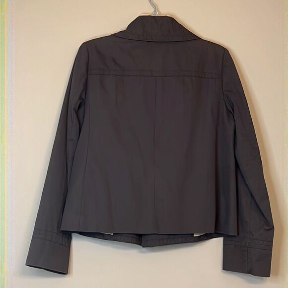 J. Crew Peacoat Cut Cotton Blend Lightweight Jacket - Size 4 - Picture 10 of 10